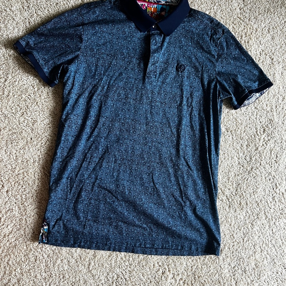 Men's Navy golf Shirt